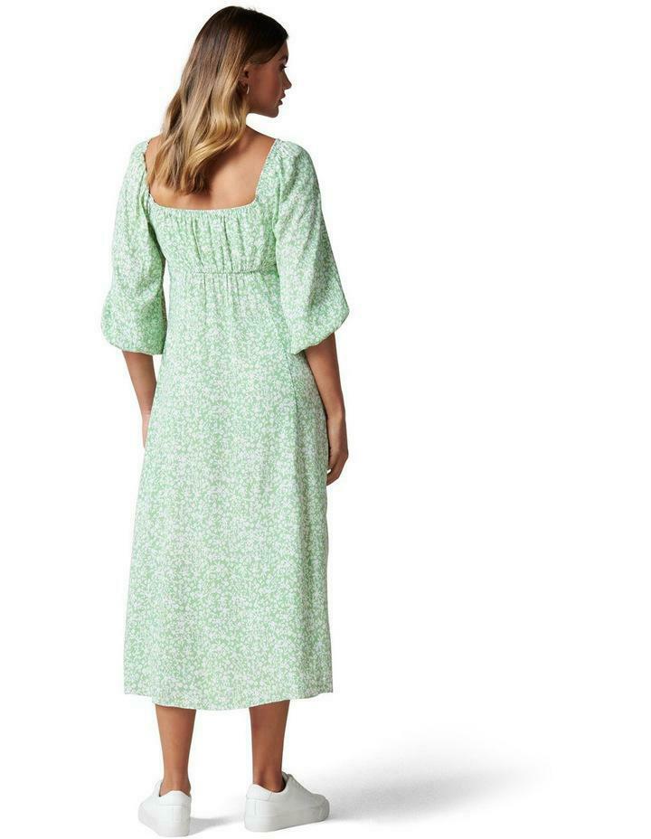 Carla Printed Midi Dress Size 8