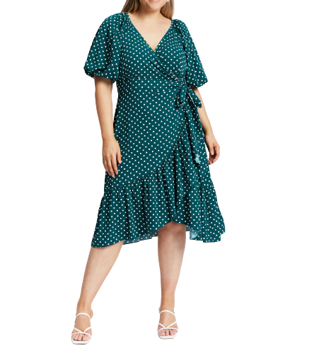 Atmos&Here Curvy Helena Midi Dress BNWT Size 20 AirRobe