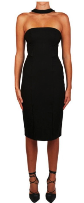 kookai black dress Alto Low Cut Mini Dress – USA KOOKAÏ main image 0