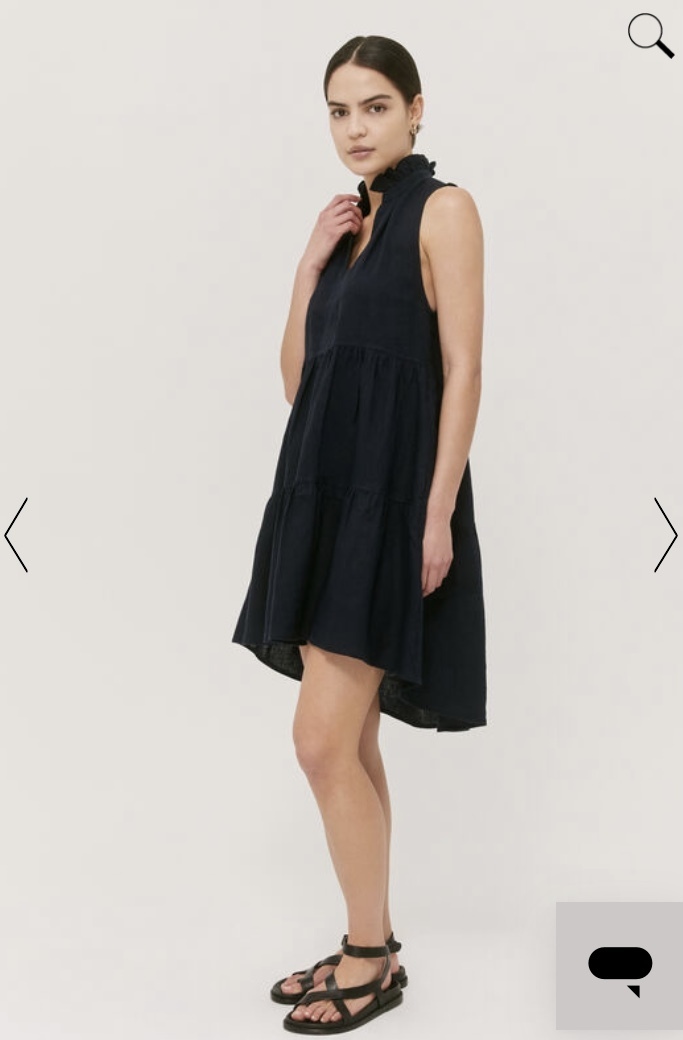 SABA Lila Navy Linen Dress Size 10 BNWT SABA Lila Navy Linen Dress Size 10 BNWT