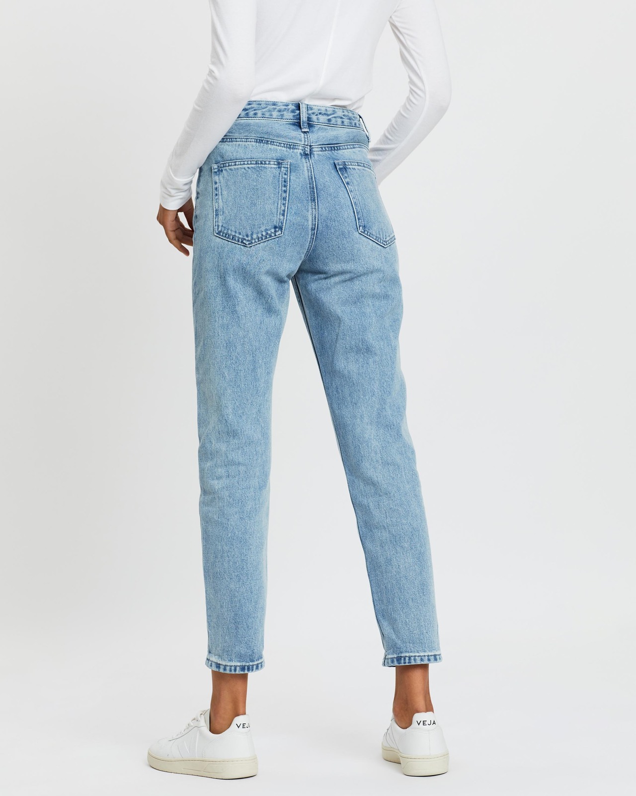 High Waist Rigid Jeans