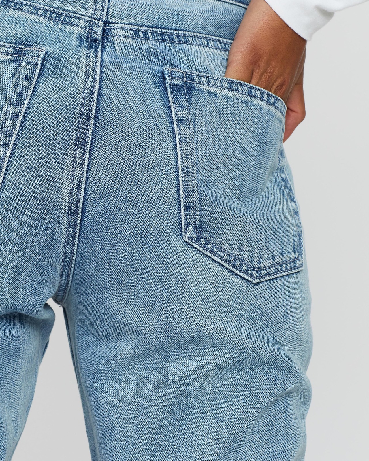 High Waist Rigid Jeans