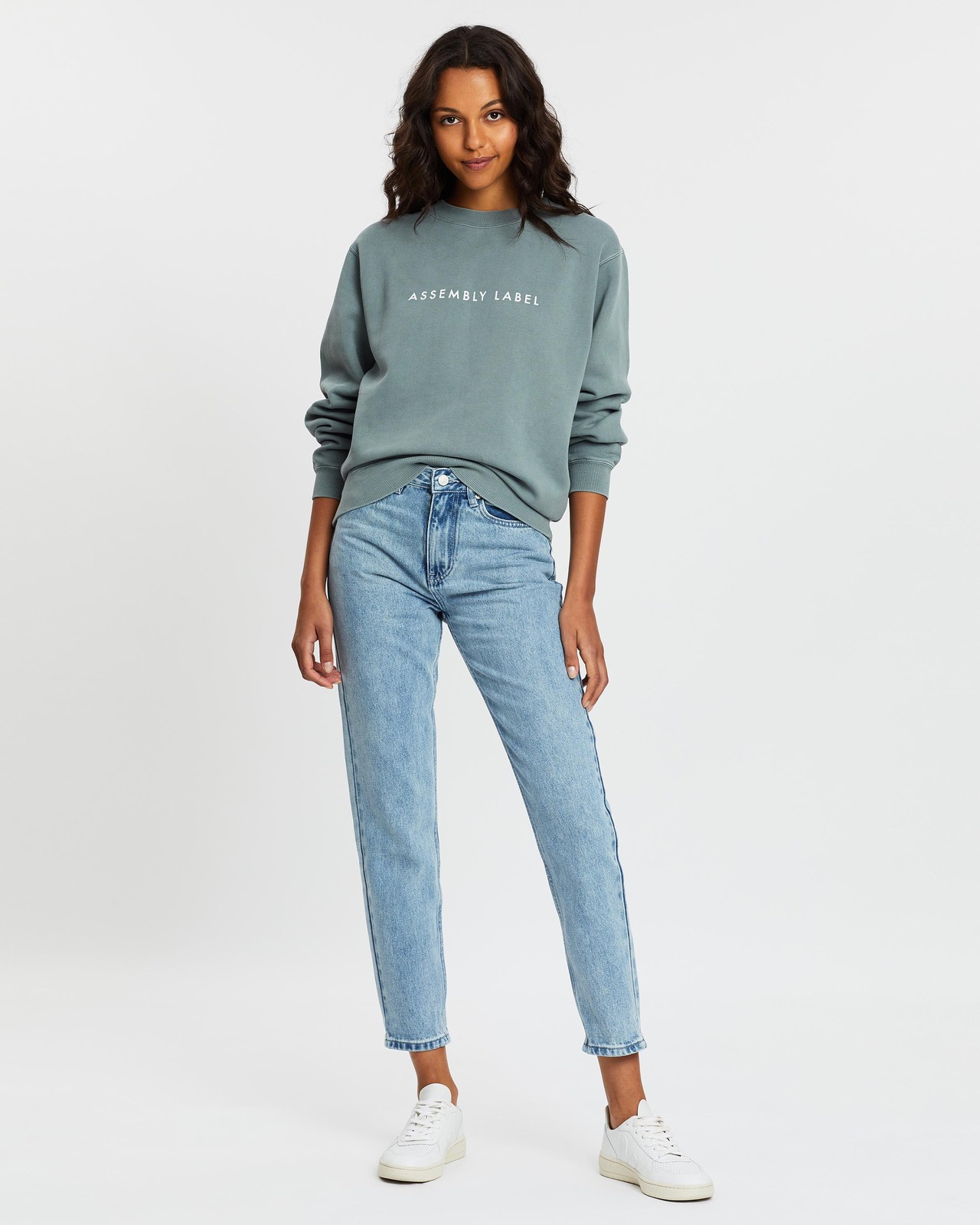 High Waist Rigid Jeans