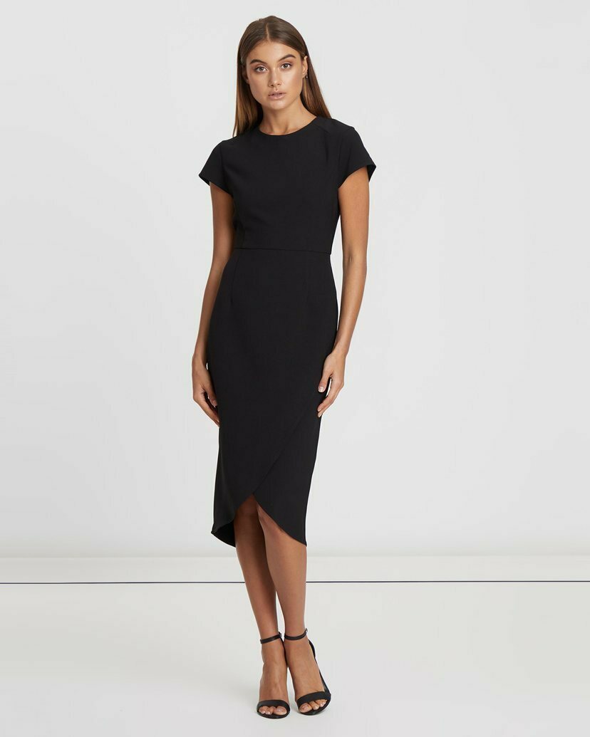 Rivington Darted Neck Dress Size 16