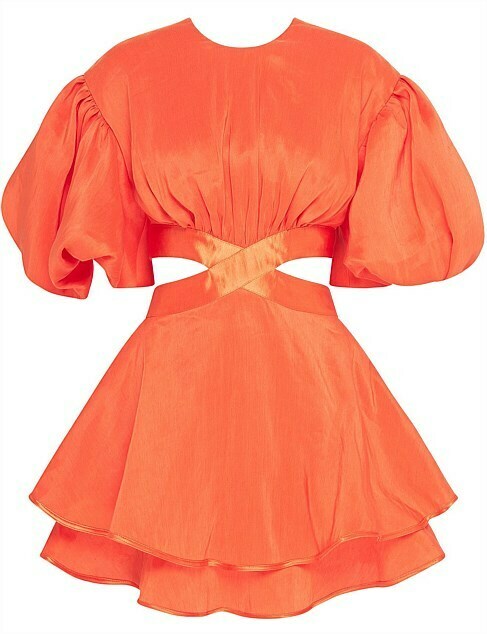 aje gracious cut out mini dress AJE Gracious Cut Out Mini Dress Saffron. Such a classy yet fun number Sizes 8, 12 & 14. RRP $570, rent for $80 x x
