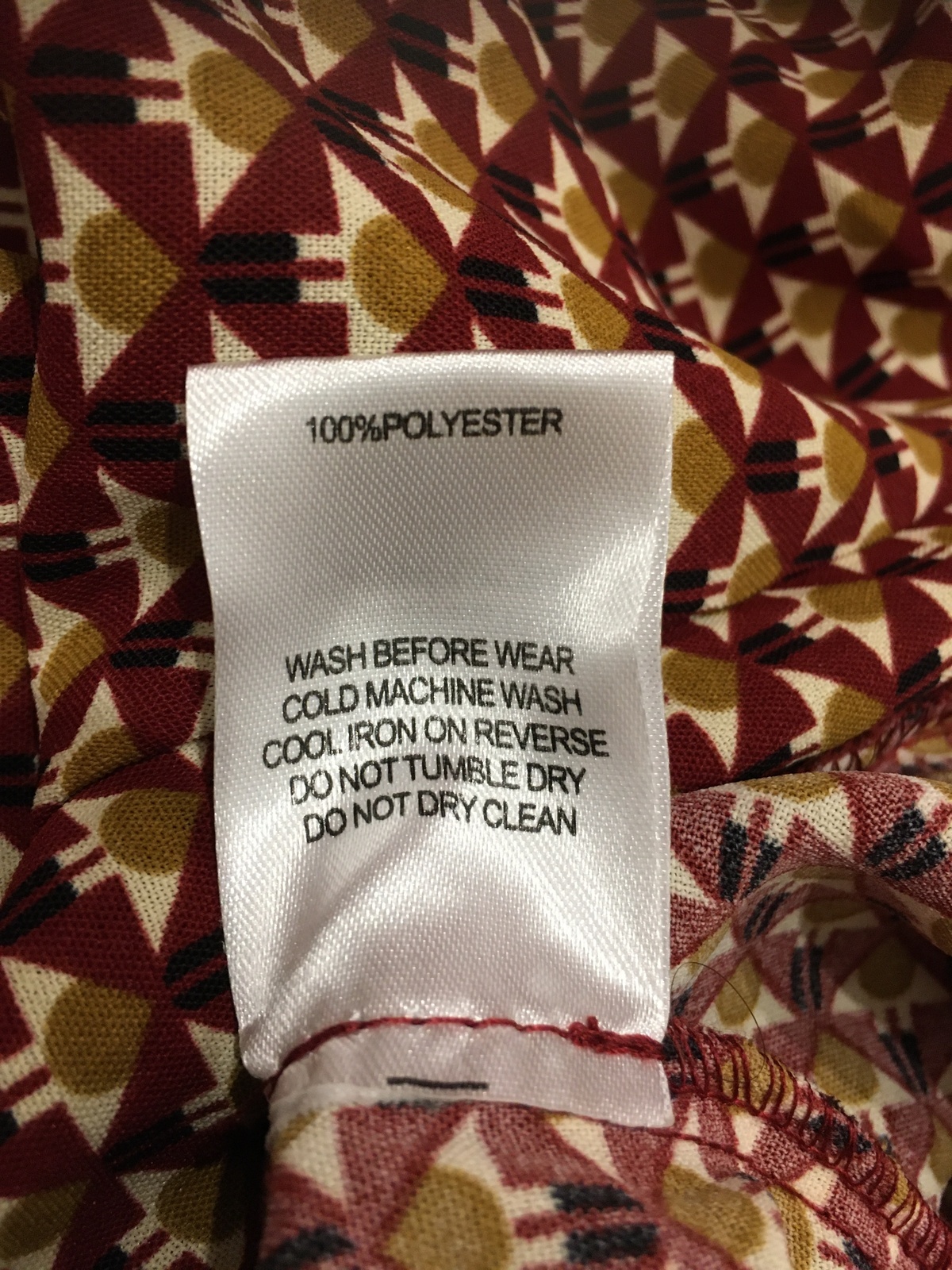 Geometric Tie Back Top Size 6