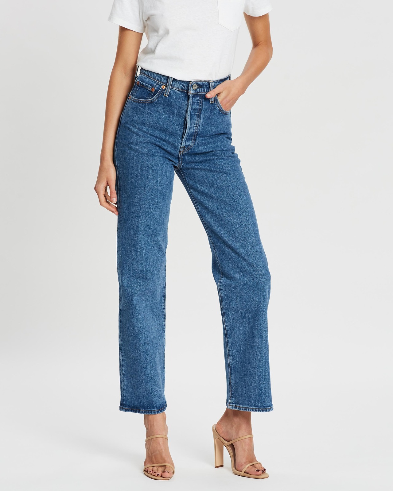 Ribcage Straight Ankle Jeans