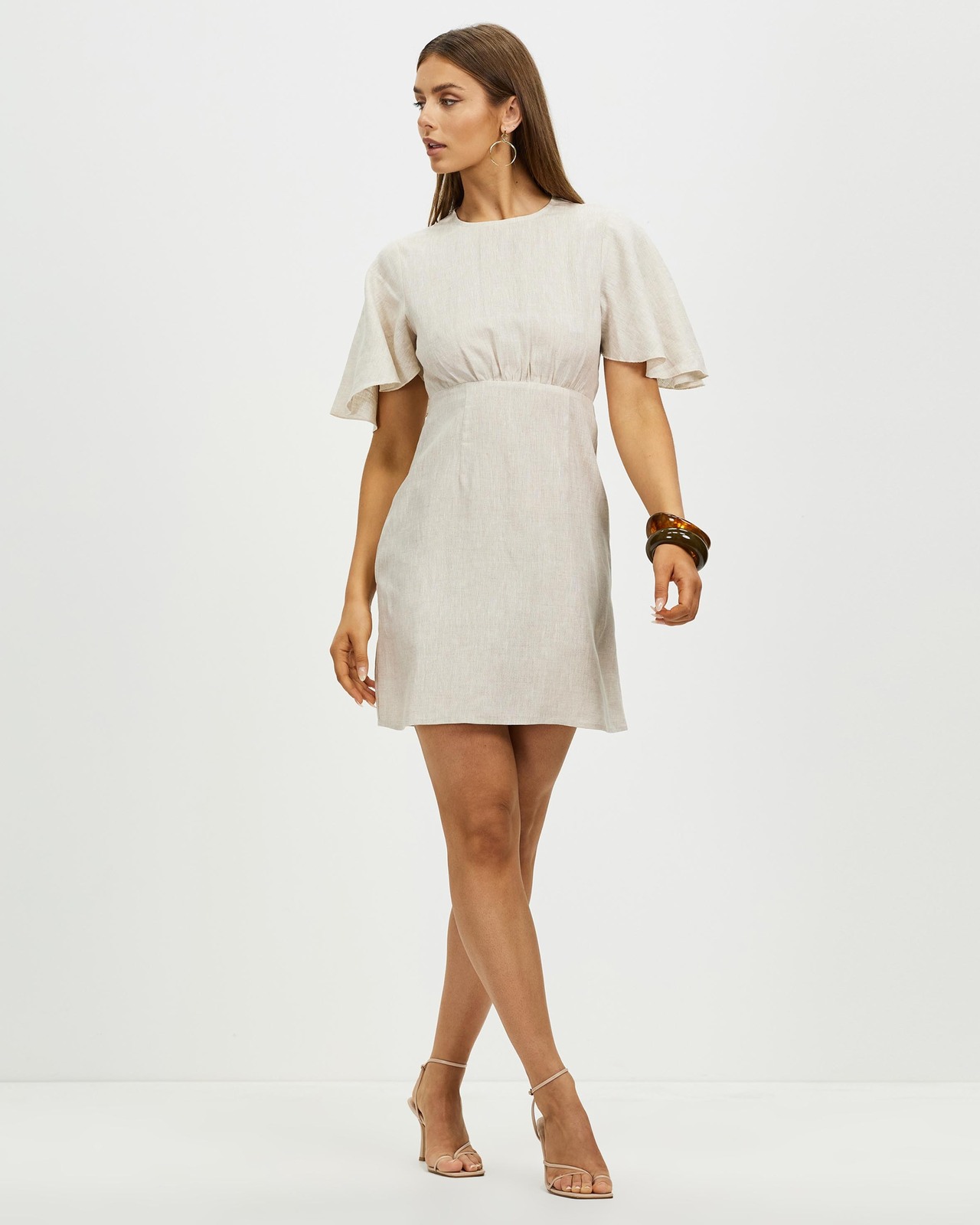 Fleur Linen Mini Dress