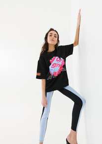 Backspin Tee in Black