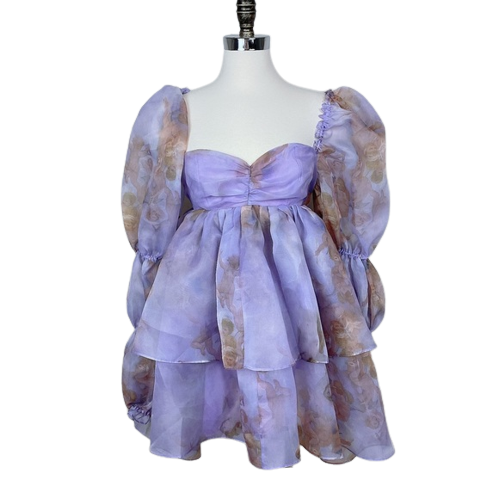 selkie dress purple Selkie The Puff Dress in Lilac