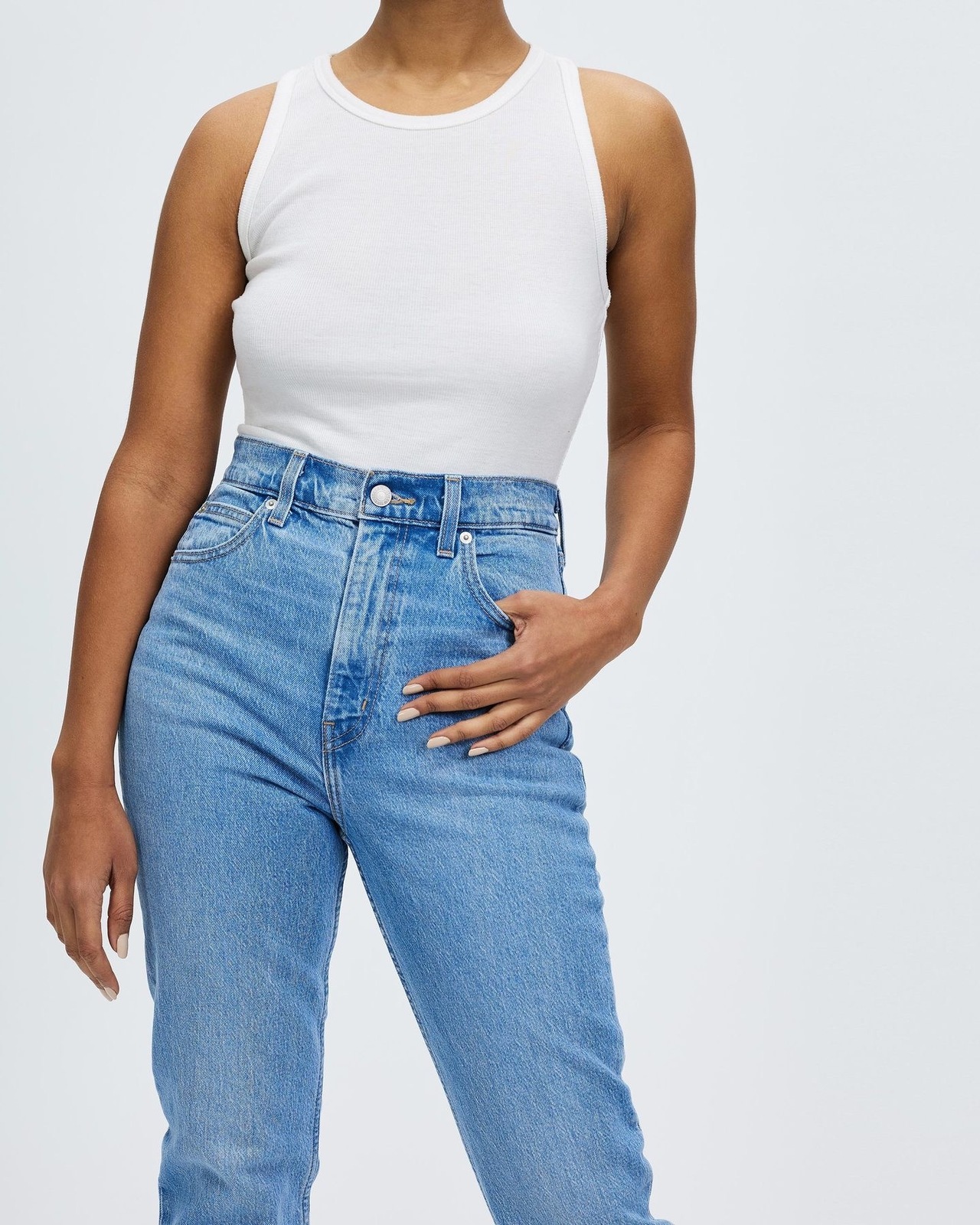 70s High Slim Straight Jeans Size W28