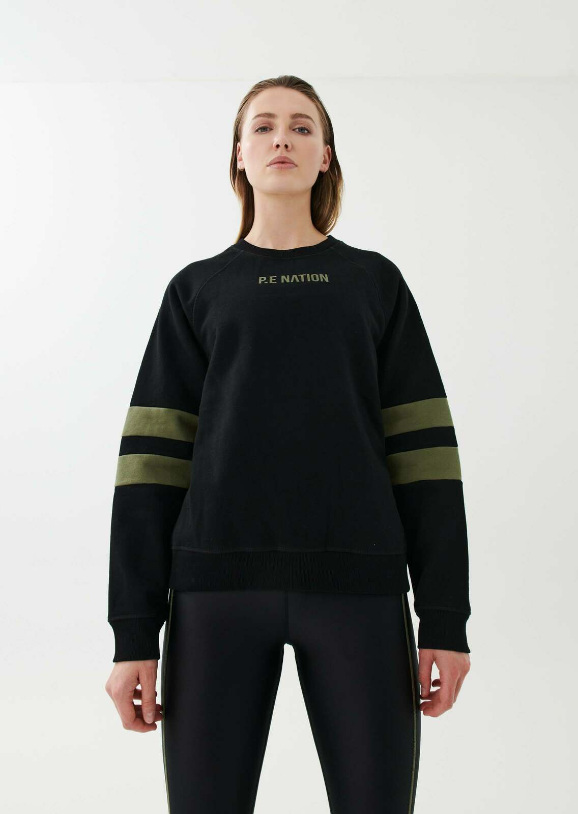 BOUNDARY LINE SWEAT IN BLACK