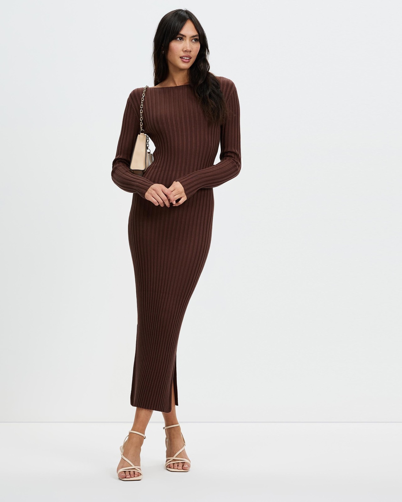 Organic Cotton Blend Knit Dress