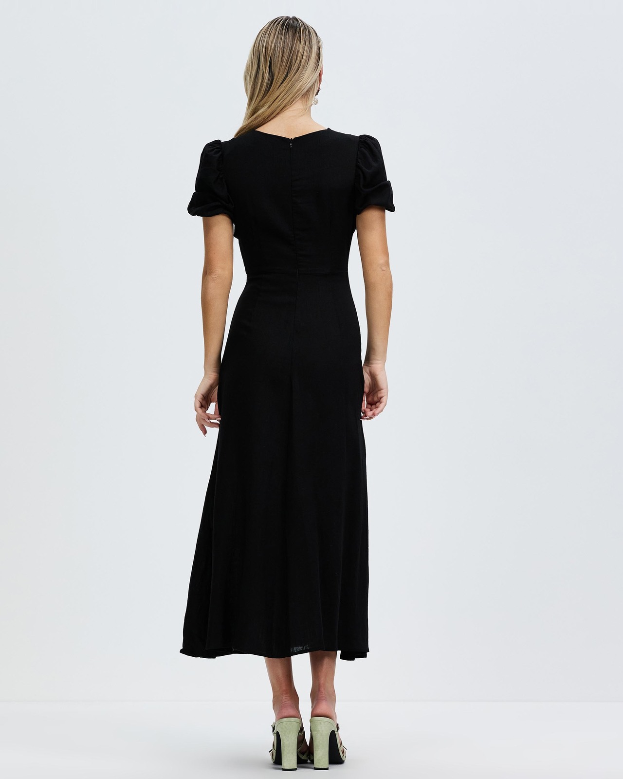 V-Neckline Midi Dress Size 12