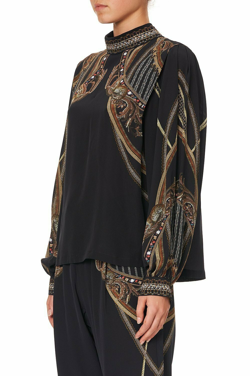 Tucked Shoulder Top Belle Of The Baroque Size 10