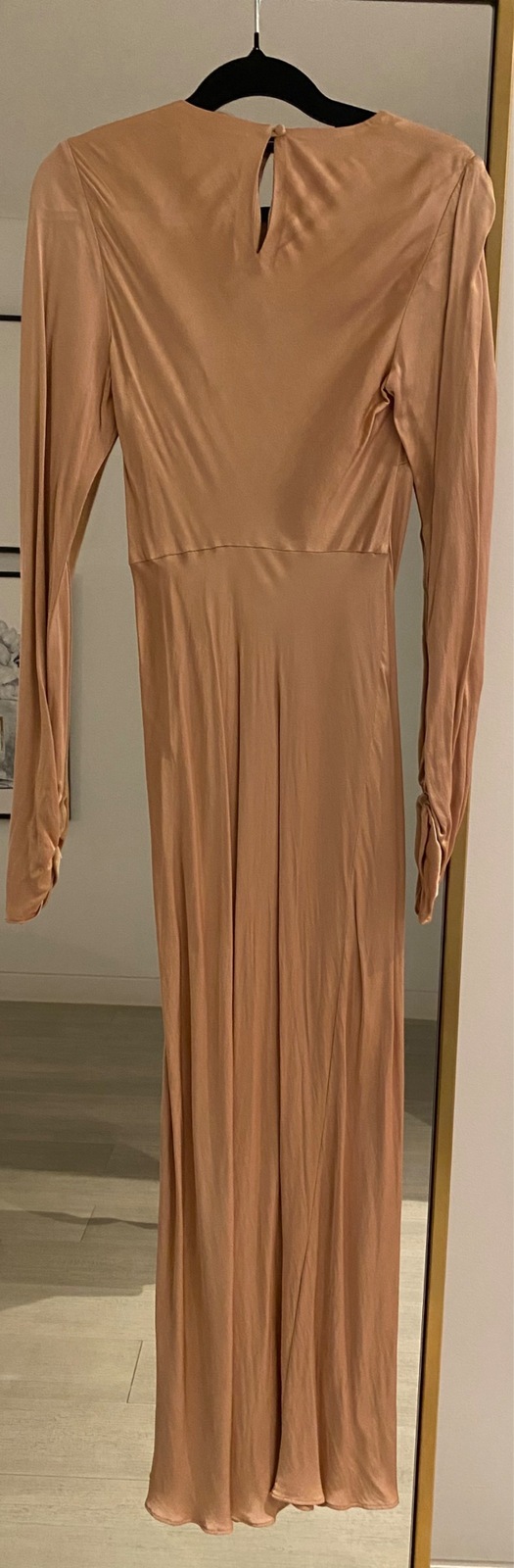 Wright Long Sleeve Bias Midi - Desert 