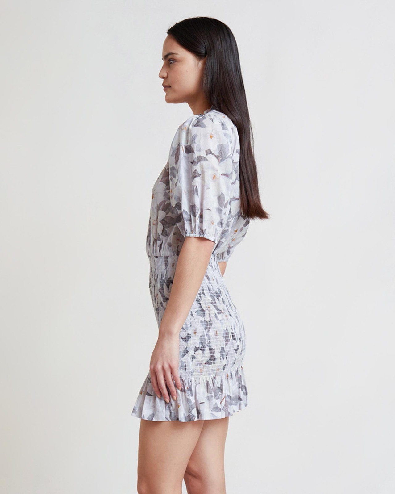 Gardenia Cotton Mini Dress Size 6