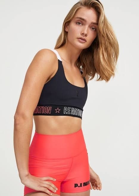 PE NATION Air Ball Shorts in coral XS