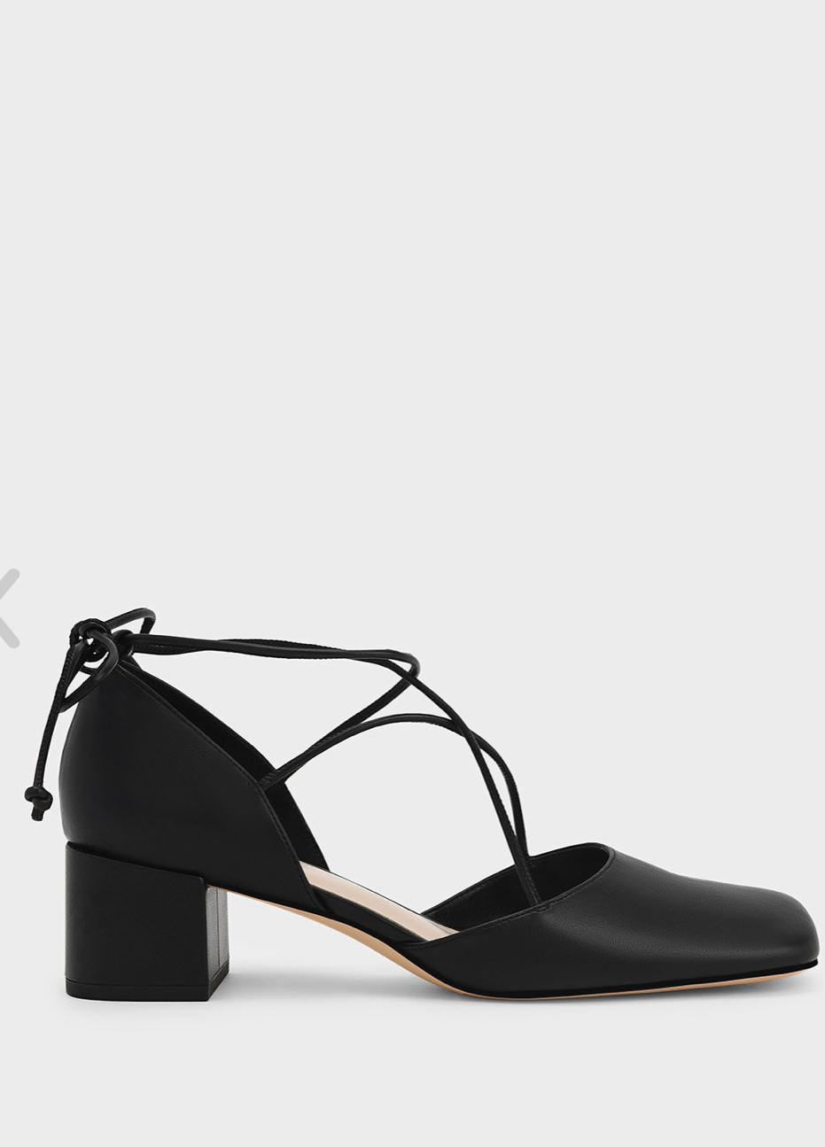 Lace-Up D'Orsay Pumps Size 6- 6.5