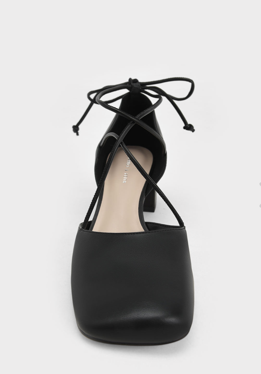 Lace-Up D'Orsay Pumps Size 6- 6.5