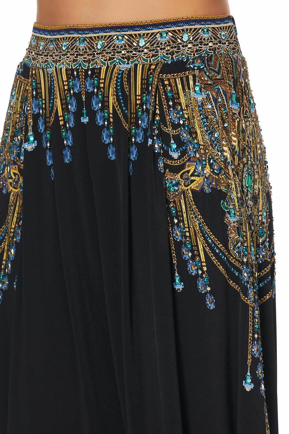 JERSEY DRAPE PANT WITH POCKET DRIPPING IN DECO Size Small BNWT