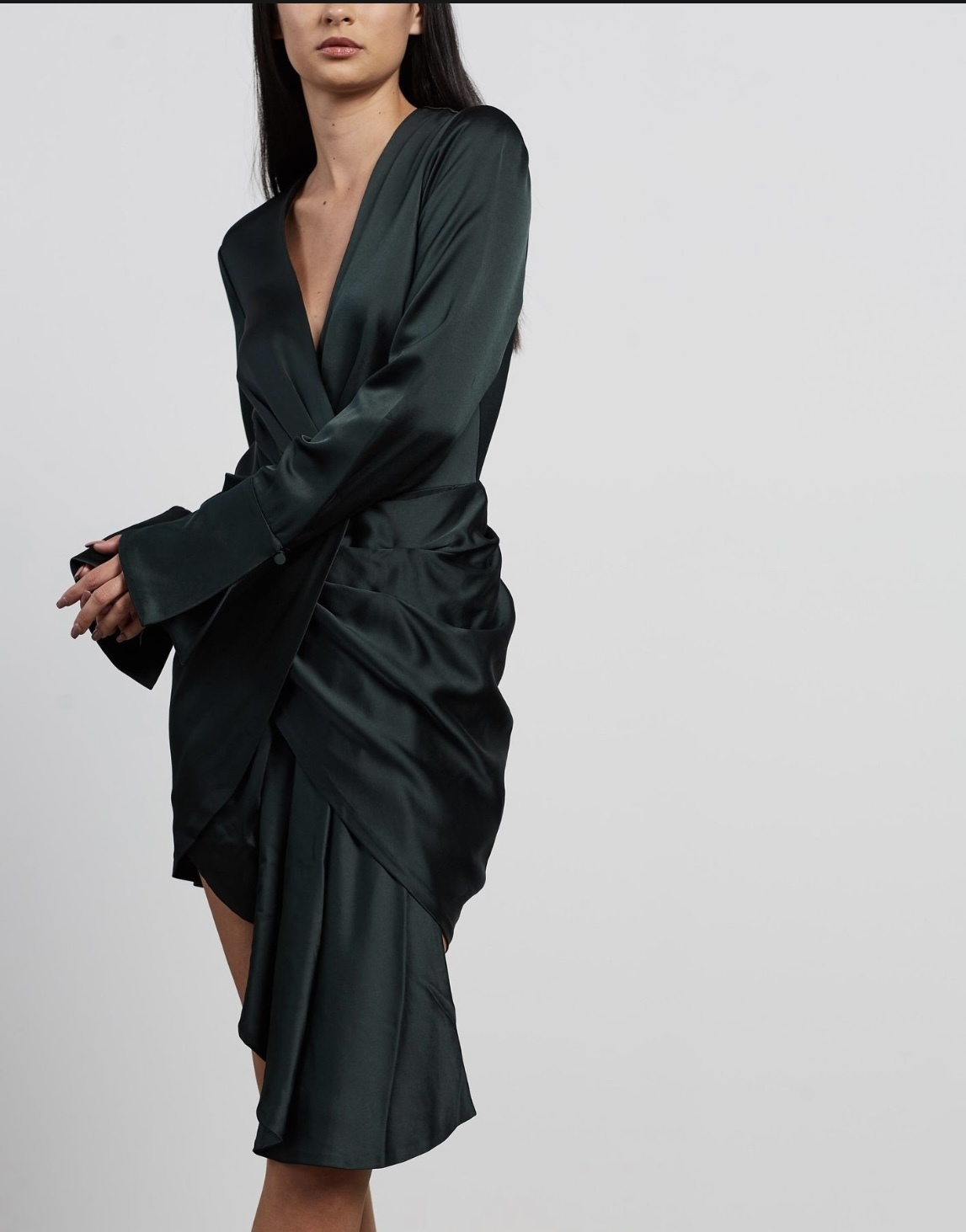 Dahlia Dress in Deep Pine Size 10