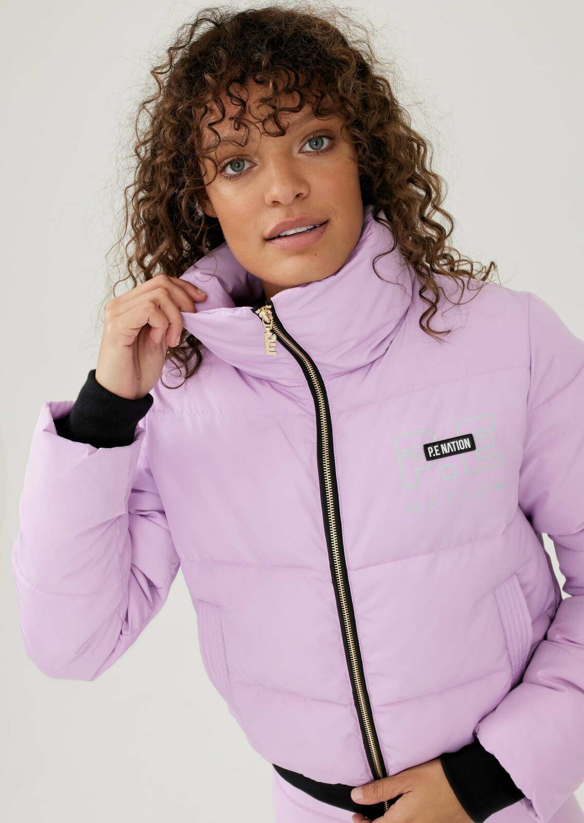 RAMP RUN PUFFER JACKET IN SOFT PURPLE