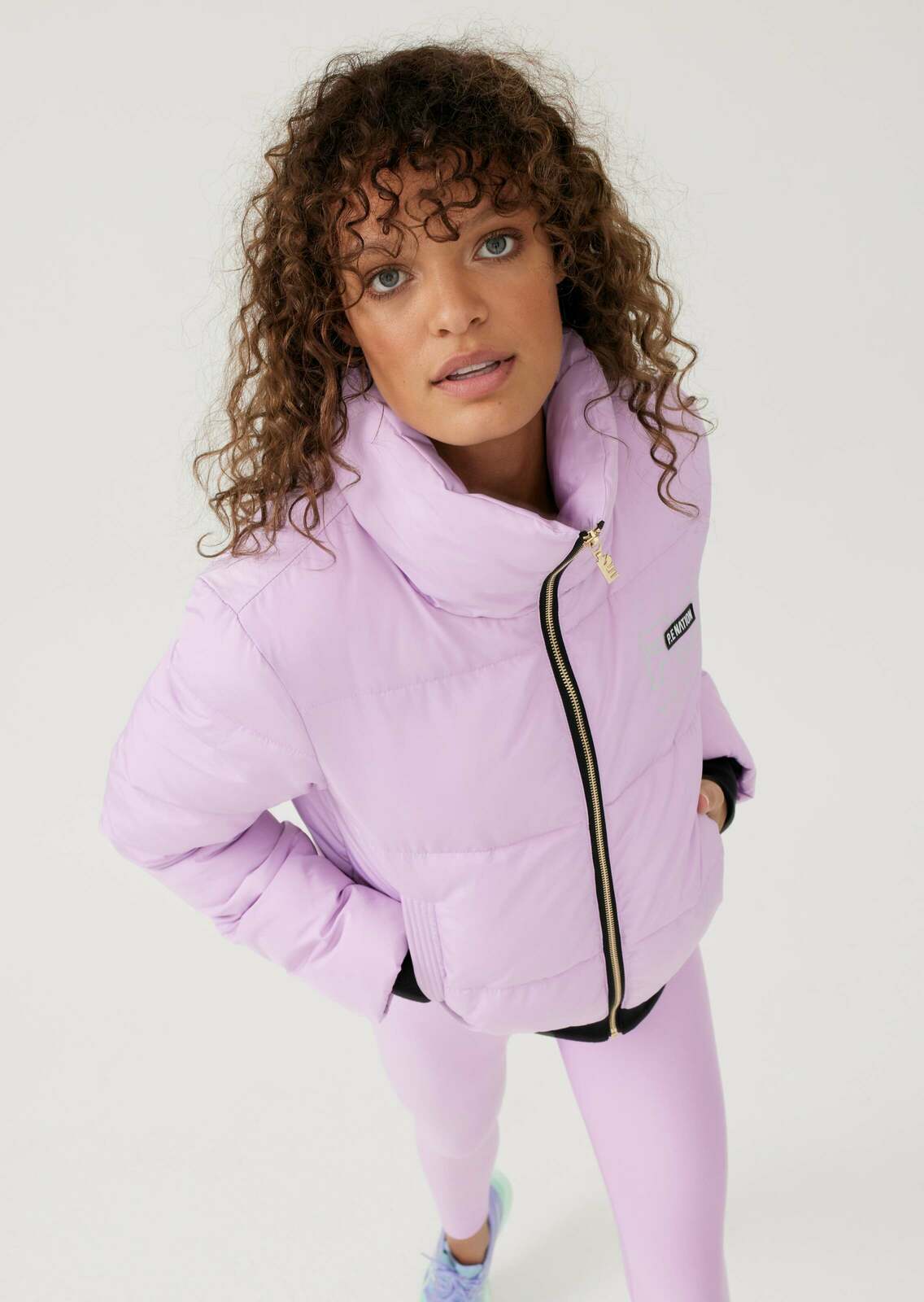RAMP RUN PUFFER JACKET IN SOFT PURPLE