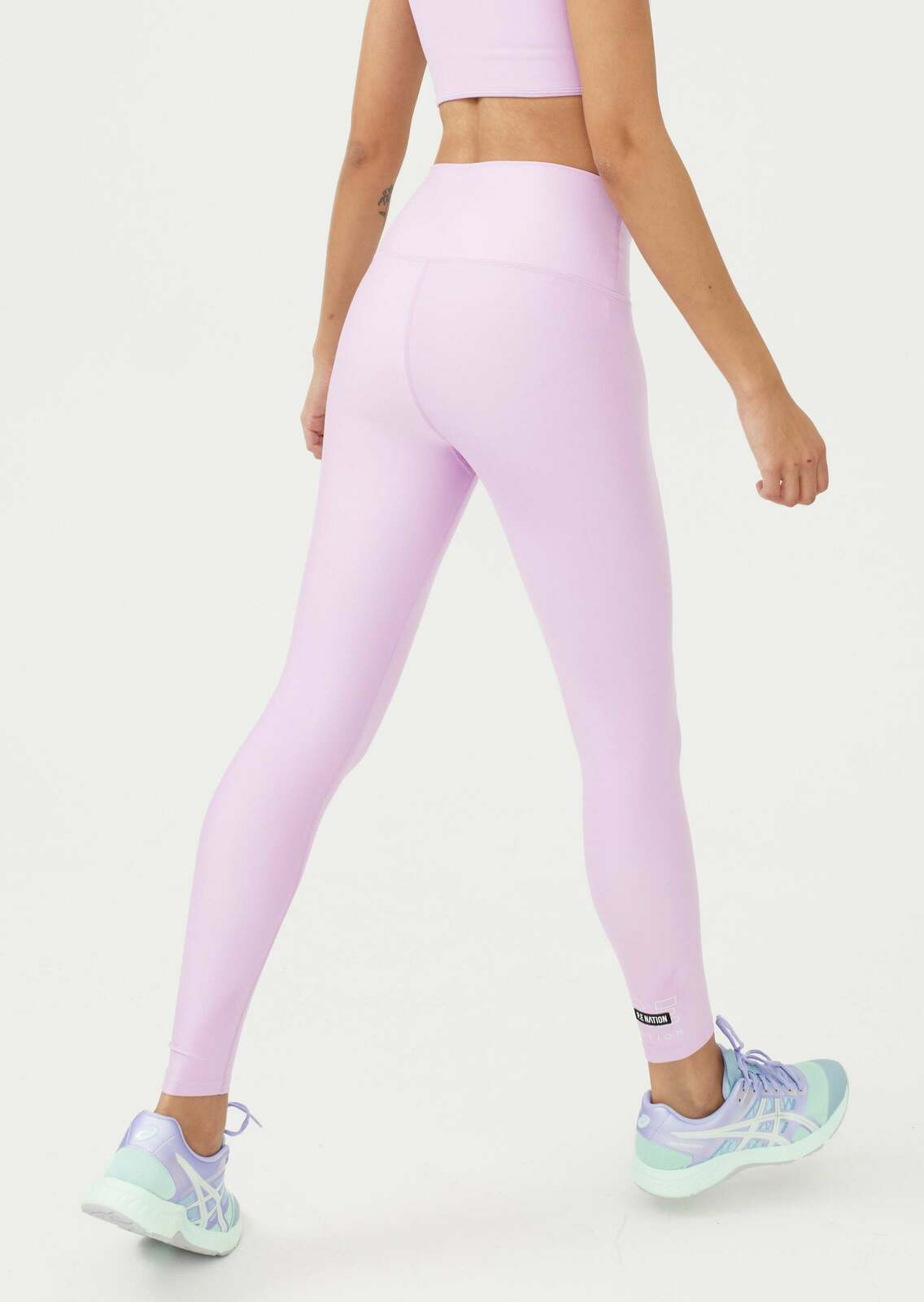 GRAND STAND LEGGING IN SOFT PURPLE