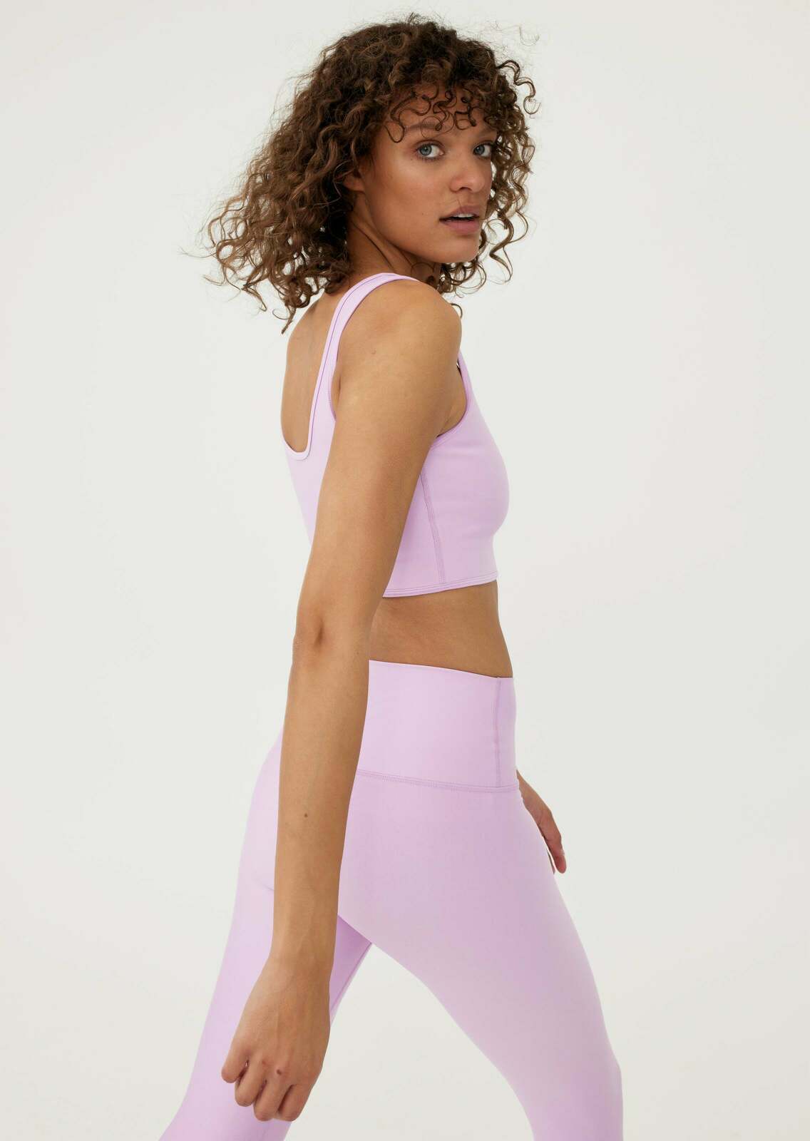 GRAND STAND LEGGING IN SOFT PURPLE