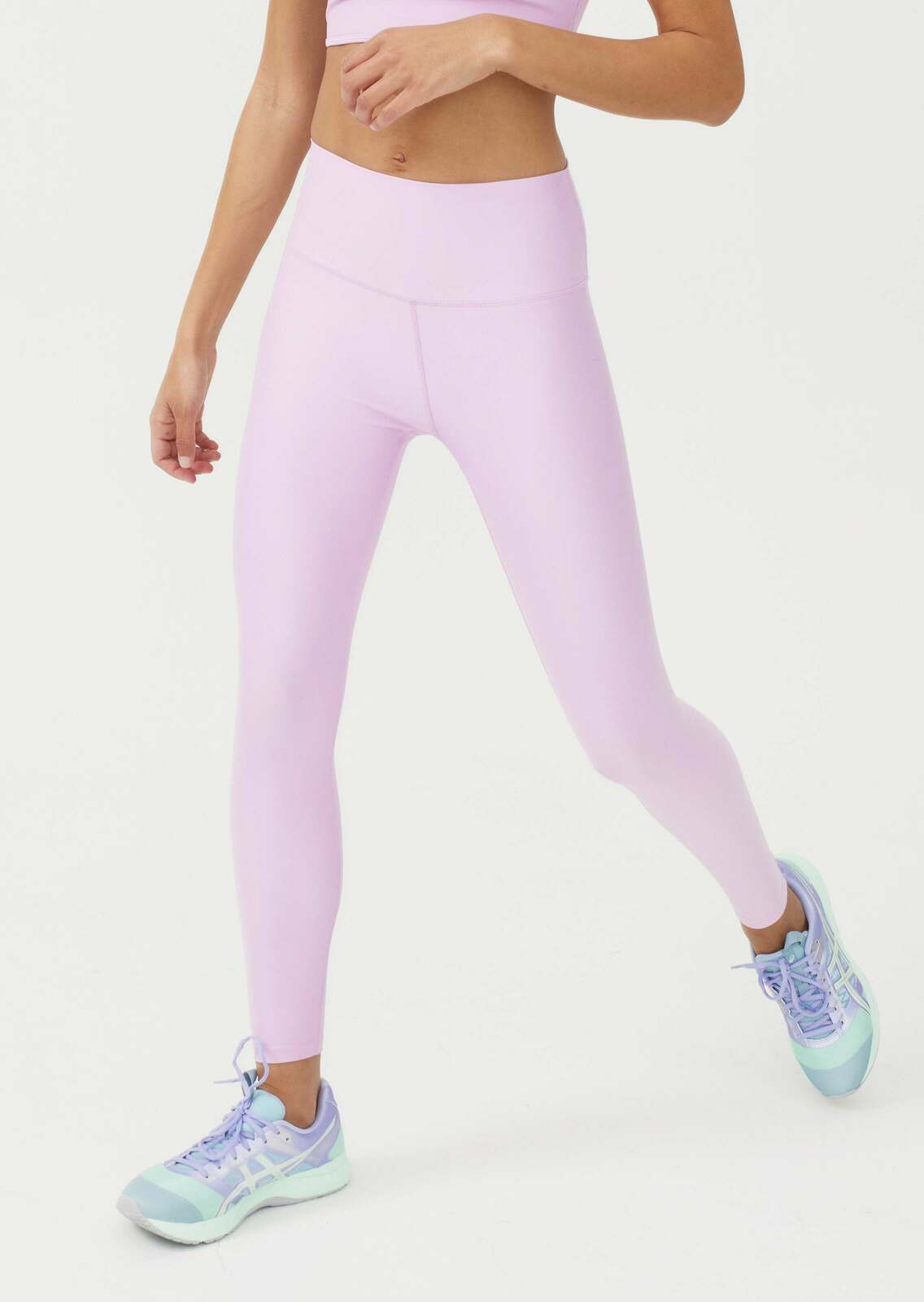 GRAND STAND LEGGING IN SOFT PURPLE