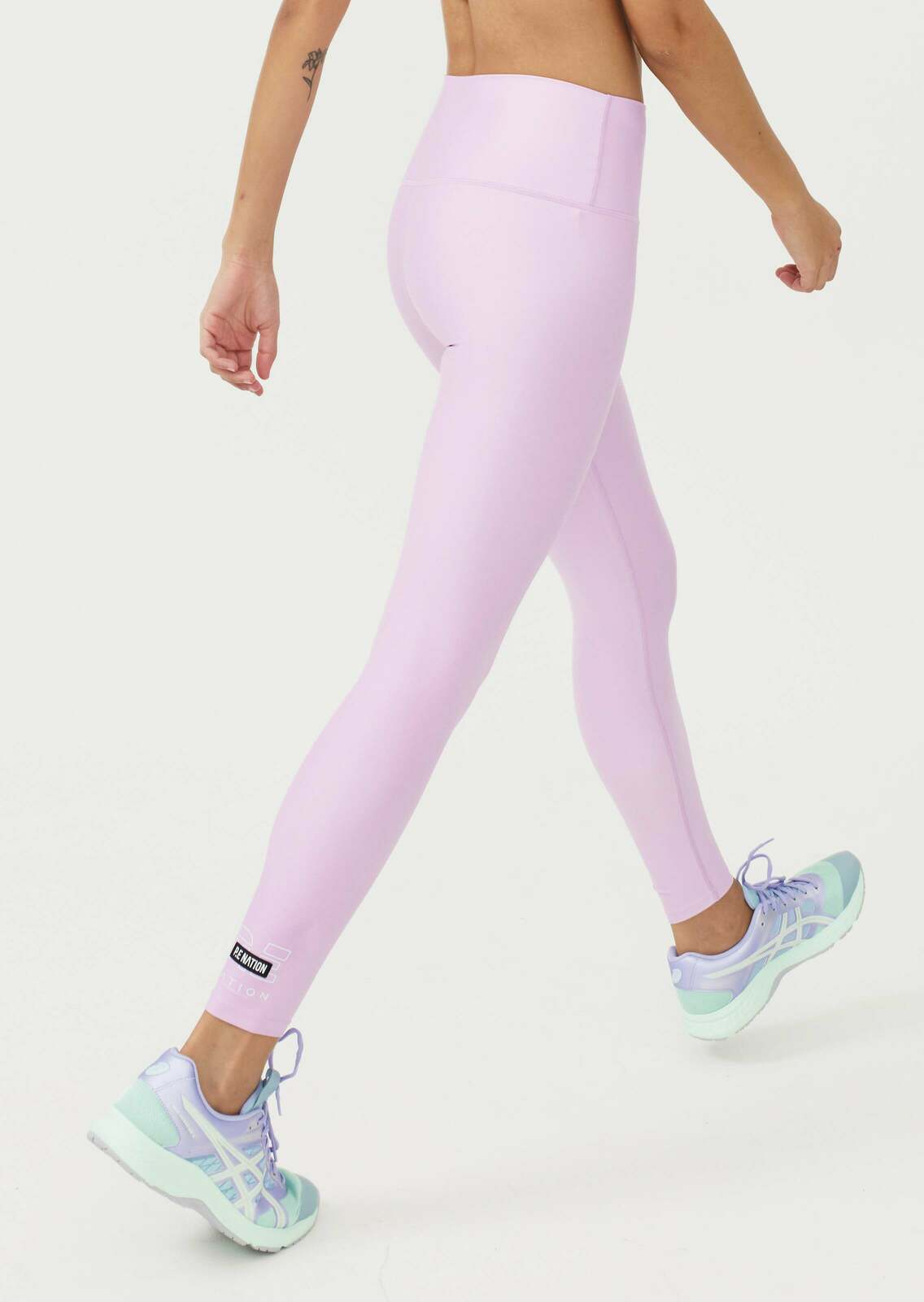 GRAND STAND LEGGING IN SOFT PURPLE