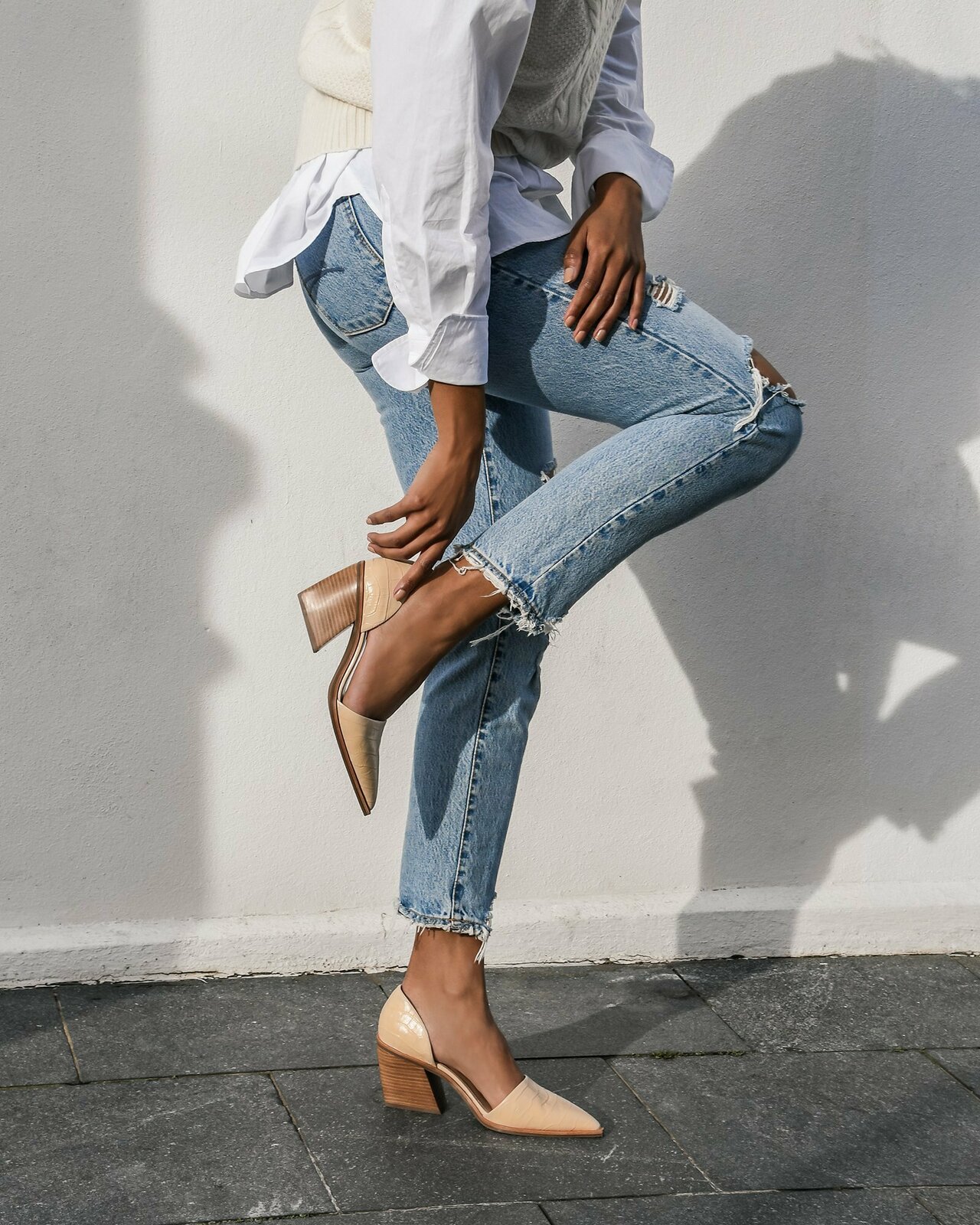 Jo Mercer White Heel Mid Jo Mercer Freeze Mid Heels AirRobe