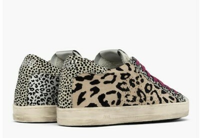Leather Sneakers P448 John Leopard Sneaker P448 Womens John