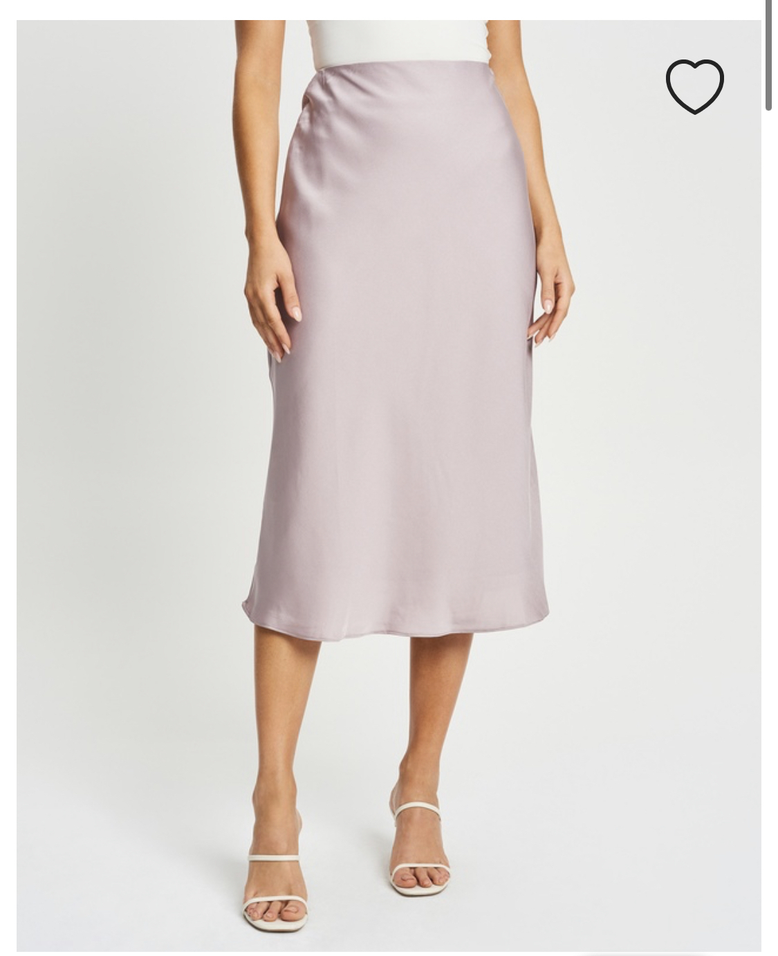 Merrie Slip Midi Skirt - Size 8