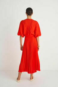 oroton red dress Oroton Women's Graphic Shell Dress, Ribbon Red | Size: US6/AU10