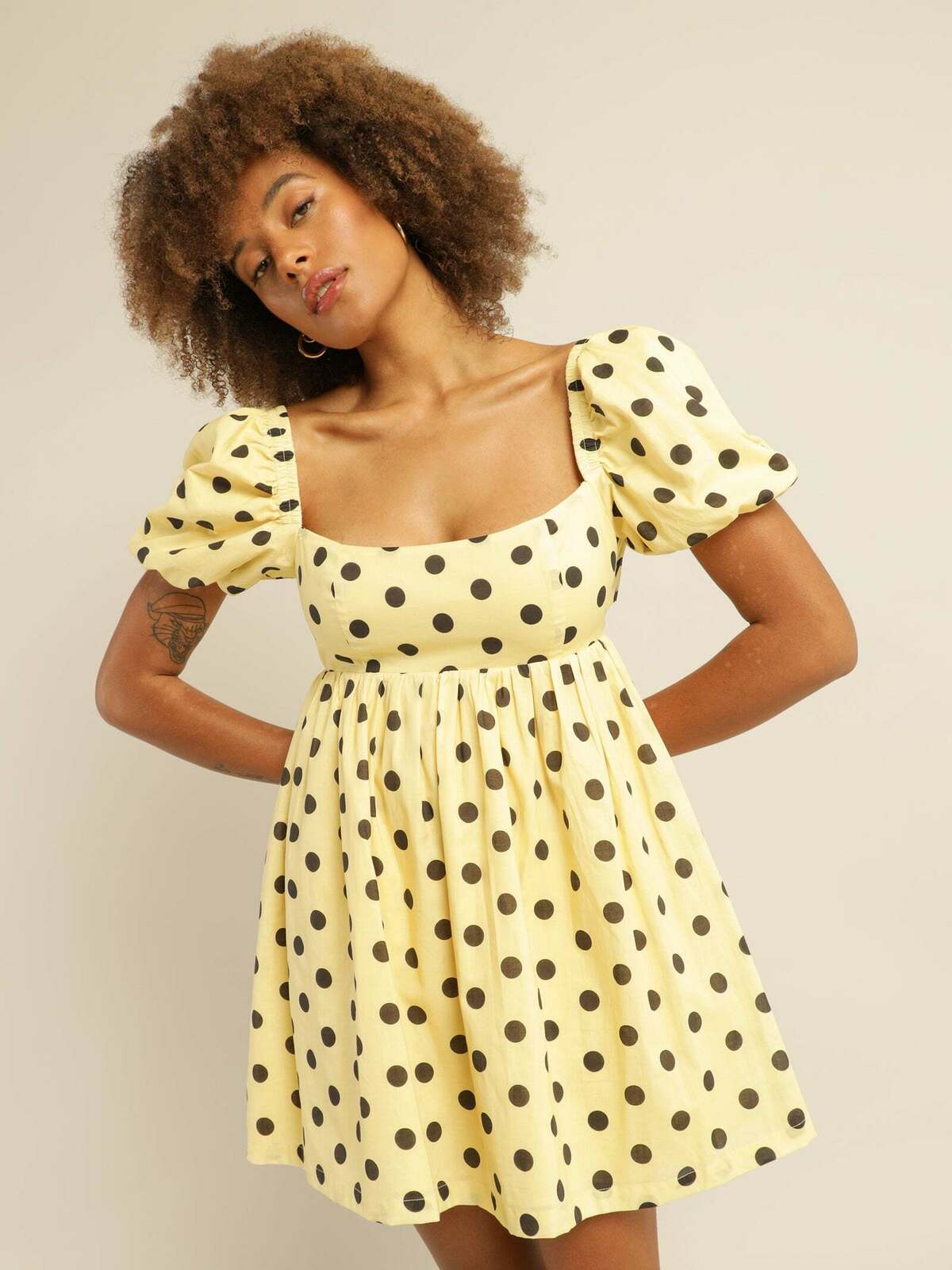 Arabella Dress in Butter Spot
