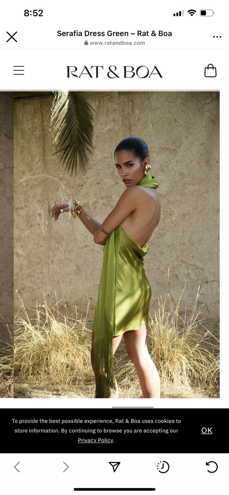 Rat and Boa SERAFIA DRESS Size AirRobe - Main Image