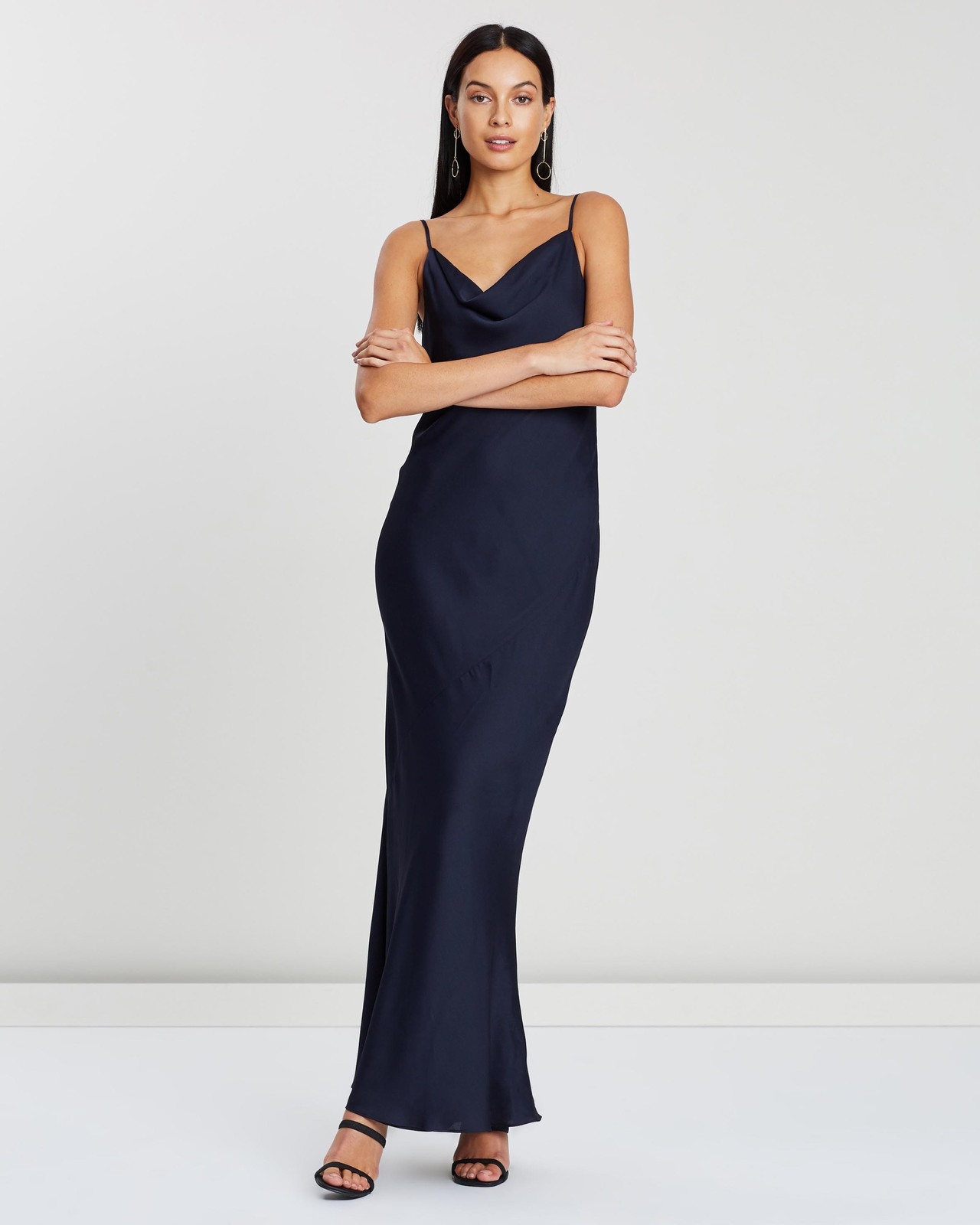 Luxe Bias Cowl Slip Dress