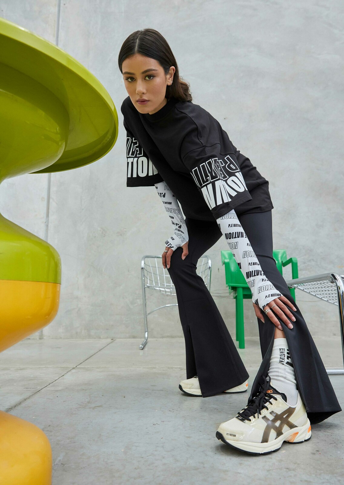 BACK STOP PANT IN BLACK