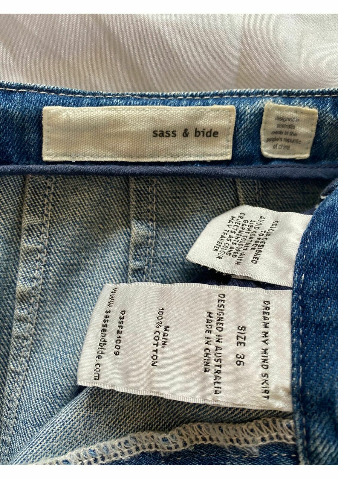 Denim Skirt Long Size 6