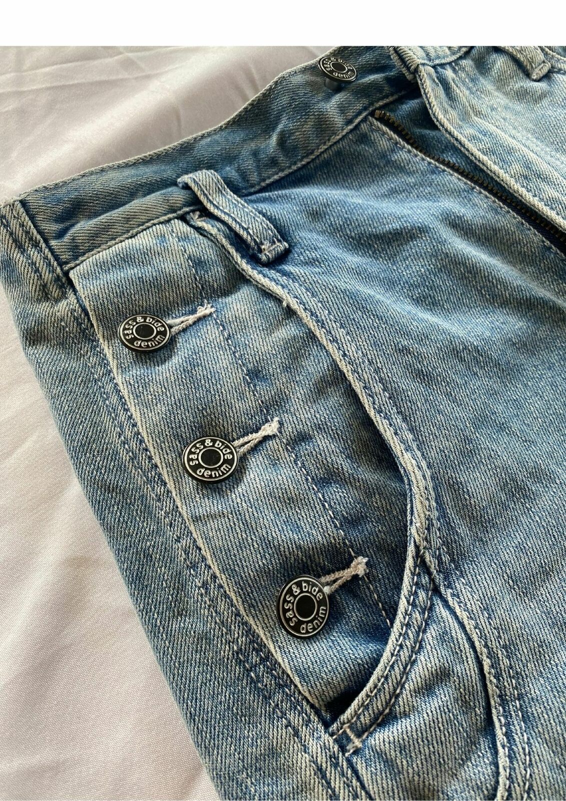 Denim Skirt Long Size 6