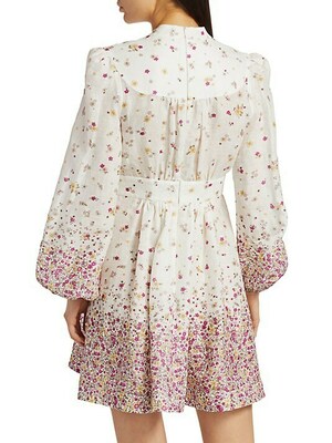 Zimmermann Carnaby Floral Printed Mini Dress Size 8 - AirRobe