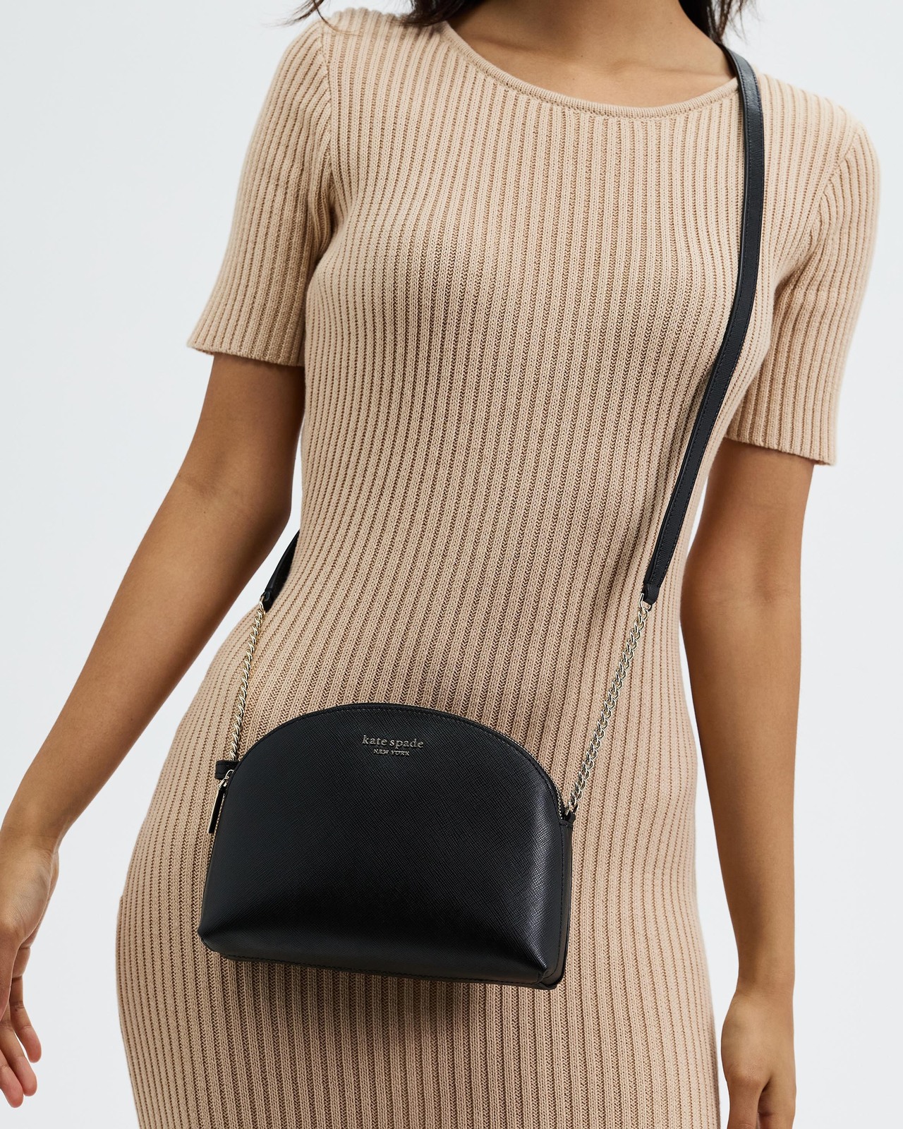 Spencer Double Zip Dome Cross-Body Bag