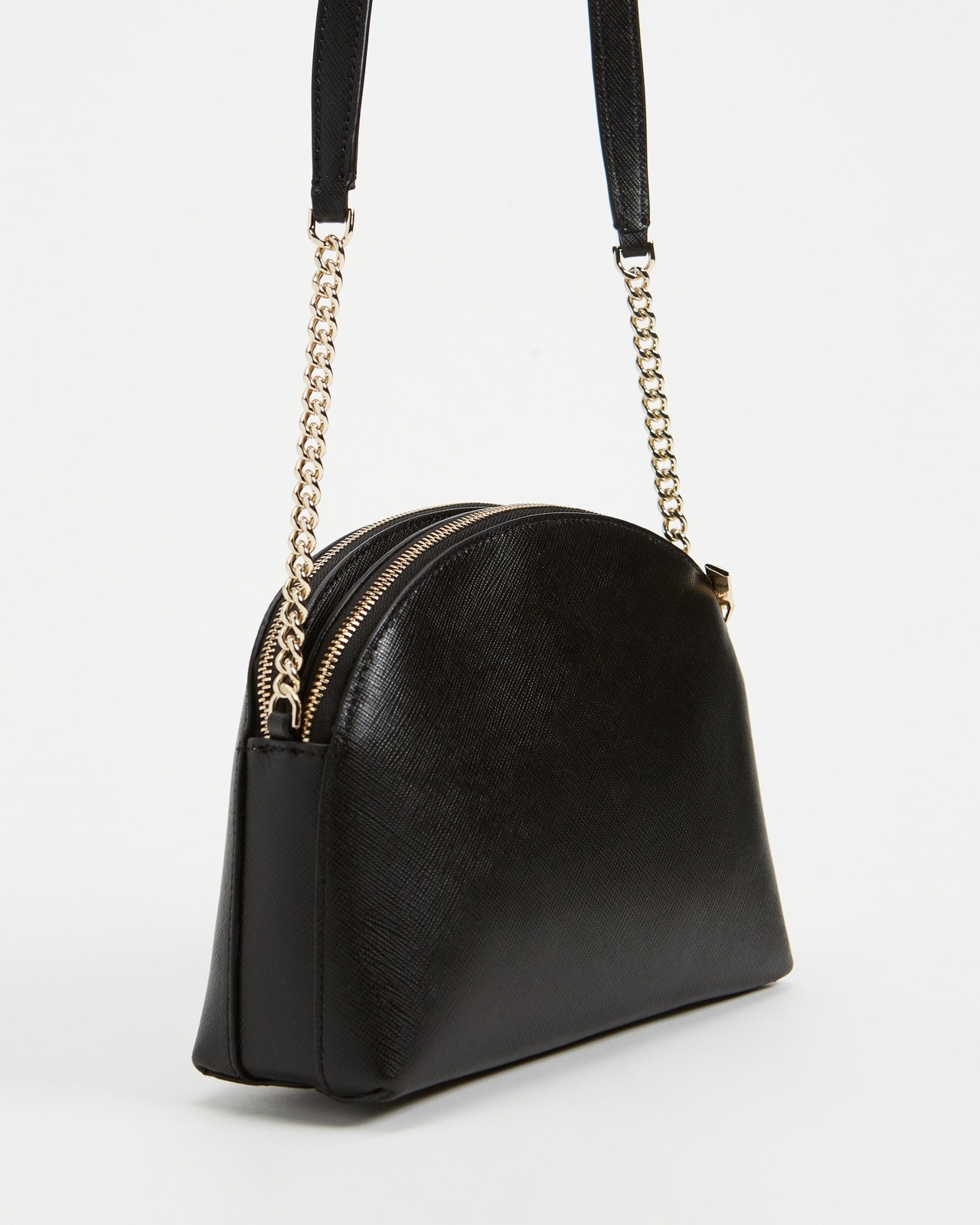 Spencer Double Zip Dome Cross-Body Bag