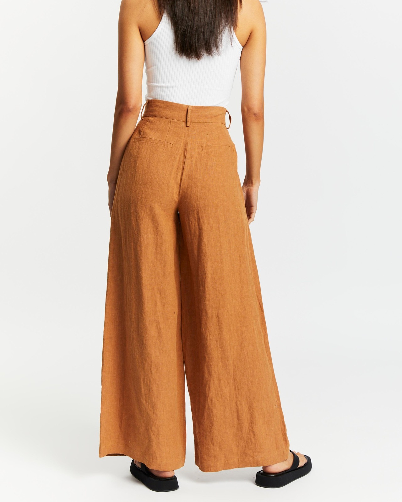 Linen Wide Leg Pants
