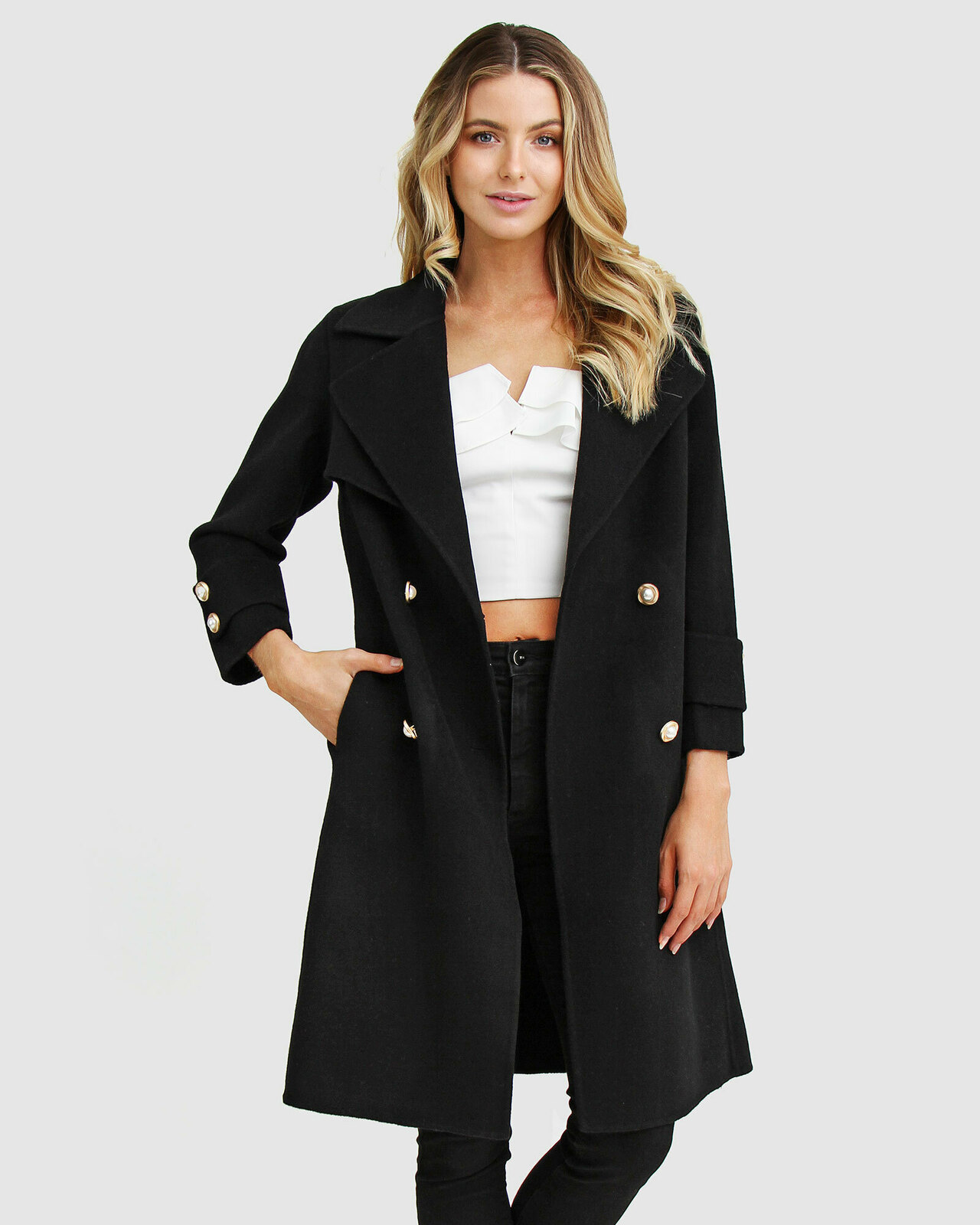 Endless Attention Wool Coat