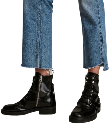Saints Donita Leather Boots Allsaints Combat Boots AllSaints