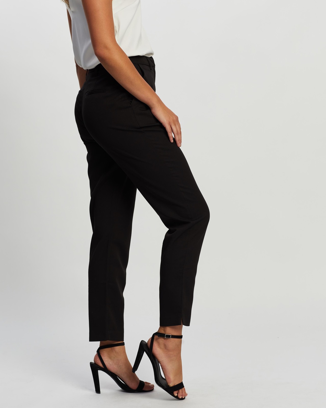 Ankle Grazer Recycled Polyester Pants