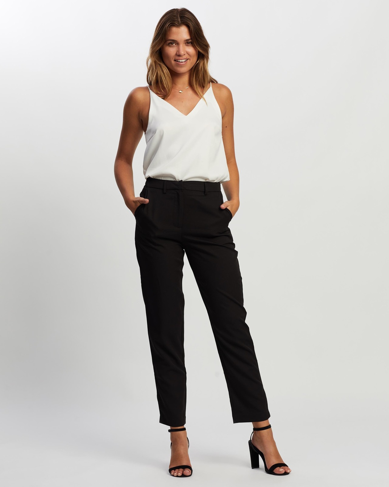 Ankle Grazer Recycled Polyester Pants
